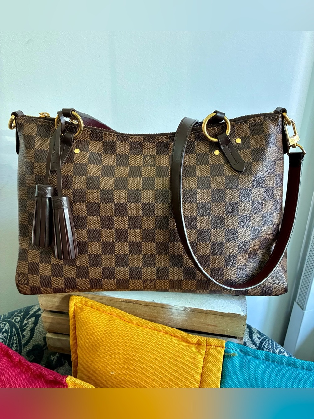 Louis Vuitton Lymington Damier Ebene Canvas - Picture 1 of 16